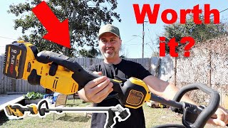 60V MAX Brushless Cordless Battery Powered String Trimmer Review! (worth it?)