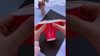 EASY CRAFT IDEAS | School Craft Idea/ DIY Craft/ School hacks/ Origami craft/paper gift idea #shorts