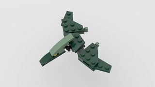 MOC LEGO Pterodactyl speed build in 4K