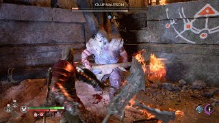 God of War Ragnarök Oluf Nautson Boss Fight #godofwar #godofwarragnarok #gaming