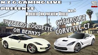 GTA 5 Online Invetero Coquette MODDED or Chevrolet Corvette C7! #MODDEDCARS #DMOLITE #GTA5