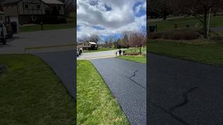 What is Sealer? 😯 #fyi#satisfying#subscribe#trending#asphalt#construction#viral#work#shorts#short#w