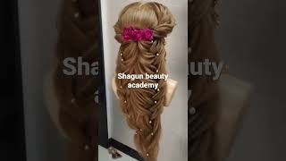 Advance Hairstlye and bridal makeup course #advancehairstyle #shagunbeautyacademy