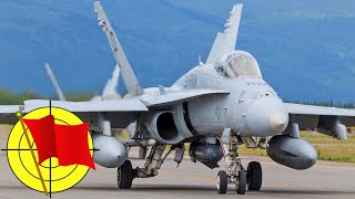 КМП США. Мощные истребители F/A-18 Hornet. Военные учения Red Flag на Аляске.