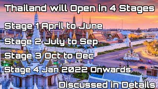 Thailand Tourism Update | Thailand plans to Open in 4 Stages [ENGLISH] | RoamWithRivera