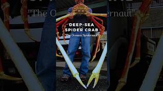 Deep-Sea Spider Crab: Sensory Sensation!🦀🌊#shorts #ocean #dark #sealife #underwater #mystery  #facts