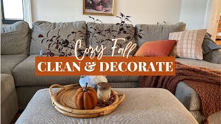 5 MINIMALIST WAYS TO DECORATE FOR FALL 🍁 |  Cozy Clean & Decorate for Fall