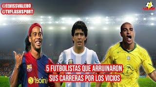 FUTBOLISTAS QUE ARRUINARON SUS CARRERAS POR LOS VICIOS 🍻