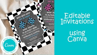 Canva Tutorial How to Edit Invitation Templates by Magical Printable