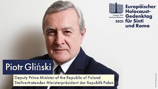 Piotr Gliński - First Deputy Prime Minister  | European Holocaust Memorial Day for Sinti and Roma