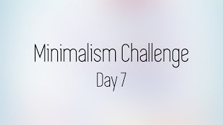 Minimalism Challenge day 7 Books | minimalists game