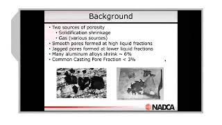 Diecasting Video News: Porosity Basics: Control Porosity with Processing Parameters