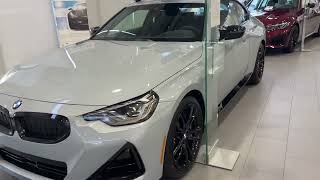 2022 BMW All New M240i Brooklyn Grey with Black Vernasca lthr