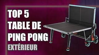 Top 5 ping pong : quelle TABLE DE PING PONG EXTÉRIEUR choisir sur amazon cet été ?