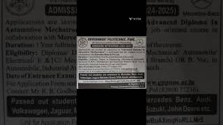 डिप्लोमा होलडर्स की भी मर्सिडीज बेंज में नौकरी पक्की#एडवांस्ड डिप्लोमा इन ऑटोमोटिव मैक्टरोनिक्स#पुणे