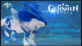 Felted Andrius the Wolf God || Genshin Impact