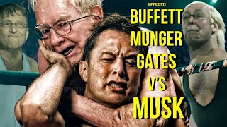 Elon Musk Vs Warren Buffett, Bill Gates & Charlie Munger: The Complete Saga!