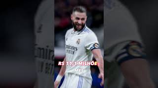 Esse é o SALÁRIO do BENZEMA no Real Madrid #shorts