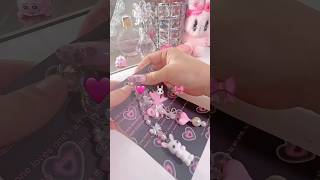 私の作るビーズキーホルダーが1番可愛い！！🐰🎀💖 #梱包#packing#asmr#ビーズキーホルダー#手元動画