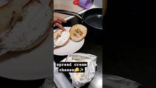 Cream Cheese Bagel✨️🧀🥯 Home style ✨️#like #subscribe #trending #youtubeshorts #shortsfeed #shorts