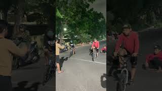 BALAP ONTHEL BMX AKBAR🆚SUYIN BALAP LIAR #dragrace #herex #bmxracing #ilegalrace #nightrace #drag