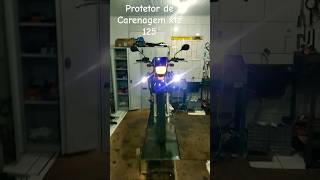 Protetor de Carenagem Xtz 125 #pro Tork armor# farol auxiliar U5 led#moto viagem#customização