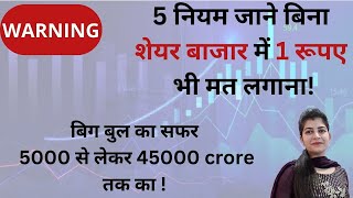 5 Golden Rules For Beginner |5 नियम जाने बिना Share Market में 1 Paisa मत लगाना