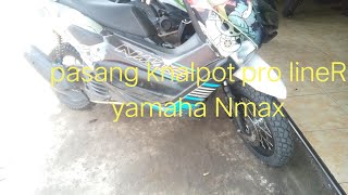 tes suara knalpot merk Pro lineR pasang di motor Nmax