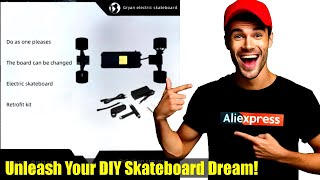 Unboxing and Review of the Gryan DIY Electric Skateboard with Remote - Game-Changer for