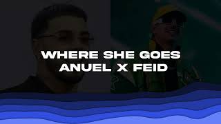 WHERE SHE GOES - Anuel x Feid