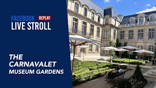 The Carnavalet museum gardens (Paris, June 2021)