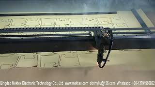 100W HQ1490 CO2 Laser Cutter Cut 0.9mm non woven fabrics Fast Speed/1400*900mm