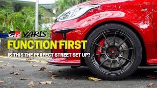 LOWERING THE GR YARIS with Simple Racing Solutions! String Theory Garage Springs REVIEWED!