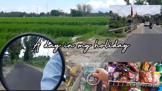 Motoran Seru, Sambil Jajan | Dewi Sulistiowati Vlog