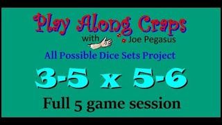 3-5x5-6 Dice Set At Soft Table