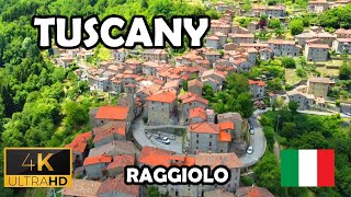 ⁴ᴷ⁶⁰ 🇮🇹 Raggiolo - Hidden Village In Tuscany (July 2022) [4K]