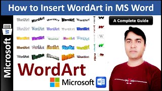 How to Use WordArt in Word | WordArt in Word Documents | Word Art Writing