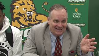 MBB: Southeastern Louisiana University 76, Lamar 69 (Post Game Press Conference 1/16/2019)