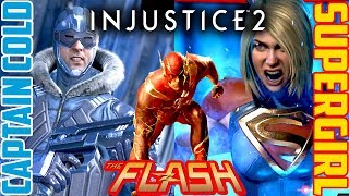 Injustice 2 Gameplay | Brutal Fight of THE FLASH with CAPTAIN COLD & SUPERGIRL