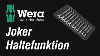 Wera Joker DE Deutsch - Haltefunktion