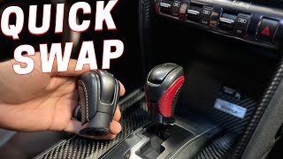 HOW TO REPLACE YOUR R35 NISSAN GT-R's SHIFT KNOB | The Subtle changes that make all the difference!