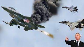 30 секунд назад 30 американских F-16, входящих в российский воздух, были сбиты 3 русскими MIG-29