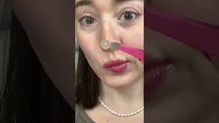 Removing pimple patches (satisfying) #shorts