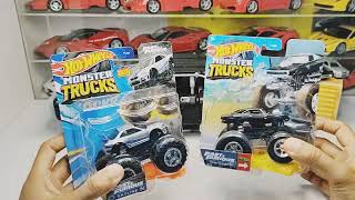 Fast and furious Monster Truck Hot Wheels Nissan Skyline y Dodge Charger