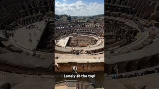 Stunning Colosseum view from the top tier!