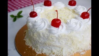 Eggless White Forest Cake Without Oven || Birthday Cake Recipe || Cake by Asha