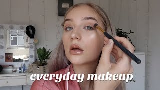 everyday glowing makeup tutorial (15 years old)