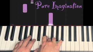 Pure Imagination | Very EASY Piano Play Along Tutorial | Wonka Movie | Timothee Chalamet |