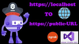 Convert localhost to public Internet URL Visual Studio 2022, Ngrok, .Net Core