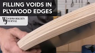 How to Fill Exposed Plywood Edges to Match Finished Wood